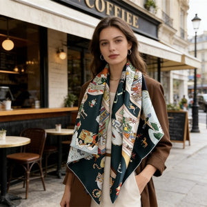 MaraSilk Pure Mulberry Silk Scarf - Square Twill MS885