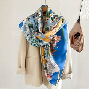 MaraSilk Pure Mulberry Silk Scarf - Square Twill MS885