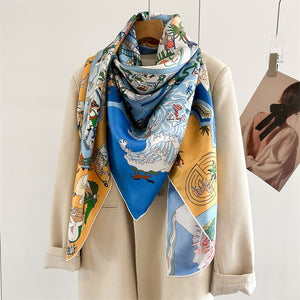 MaraSilk Pure Mulberry Silk Scarf - Square Twill MS885