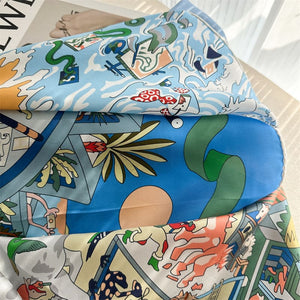 MaraSilk Pure Mulberry Silk Scarf - Square Twill MS885