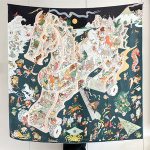 MaraSilk Pure Mulberry Silk Scarf - Square Twill MS885 53" x 53" MS88503