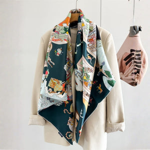 MaraSilk Pure Mulberry Silk Scarf - Square Twill MS885