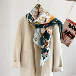 MaraSilk Pure Mulberry Silk Scarf - Square Twill MS885