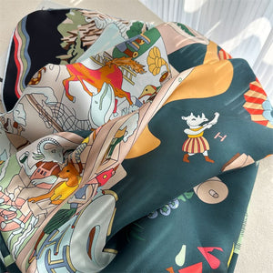 MaraSilk Pure Mulberry Silk Scarf - Square Twill MS885