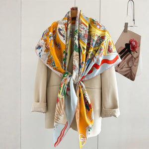 MaraSilk Pure Mulberry Silk Scarf - Square Twill MS885