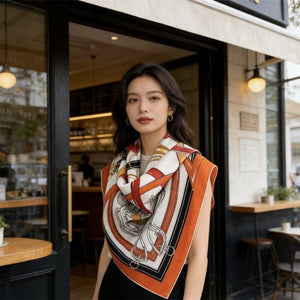 MaraSilk Pure Mulberry Silk Scarf - Square Twill MS886