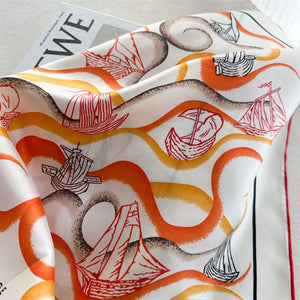 MaraSilk Pure Mulberry Silk Scarf - Square Twill MS930