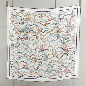 MaraSilk Pure Mulberry Silk Scarf - Square Twill MS930 34" x 34" MS93002