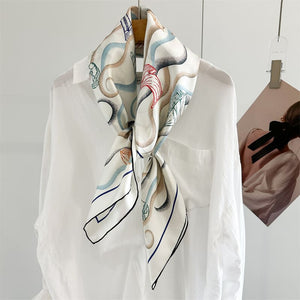 MaraSilk Pure Mulberry Silk Scarf - Square Twill MS930