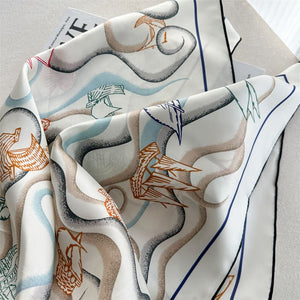 MaraSilk Pure Mulberry Silk Scarf - Square Twill MS930