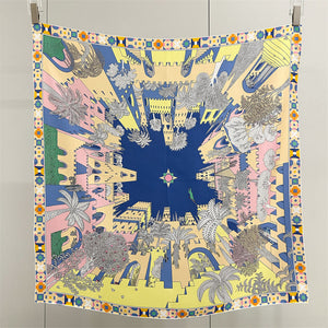 MaraSilk Pure Mulberry Silk Scarf - Square Twill MS931 34" x 34" MS93102