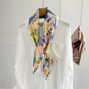 MaraSilk Pure Mulberry Silk Scarf - Square Twill MS931