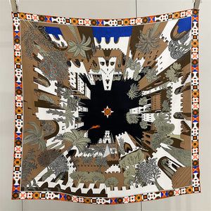 MaraSilk Pure Mulberry Silk Scarf - Square Twill MS931 34" x 34" MS93103