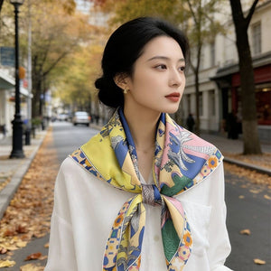 MaraSilk Pure Mulberry Silk Scarf - Square Twill MS931