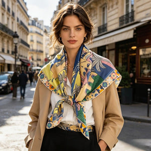 MaraSilk Pure Mulberry Silk Scarf - Square Twill MS931