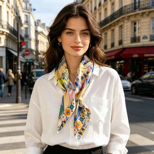 MaraSilk Pure Mulberry Silk Scarf - Square Twill MS931