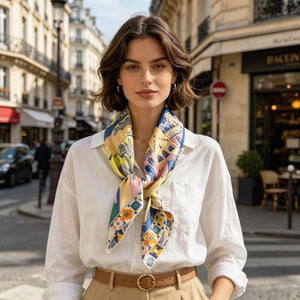 MaraSilk Pure Mulberry Silk Scarf - Square Twill MS931
