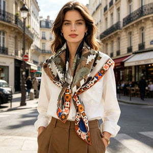 MaraSilk Pure Mulberry Silk Scarf - Square Twill MS931
