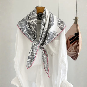 MaraSilk Pure Mulberry Silk Scarf - Square Twill MS932