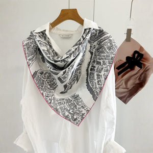 MaraSilk Pure Mulberry Silk Scarf - Square Twill MS932