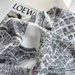 MaraSilk Pure Mulberry Silk Scarf - Square Twill MS932