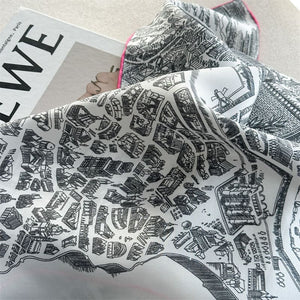 MaraSilk Pure Mulberry Silk Scarf - Square Twill MS932