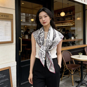 MaraSilk Pure Mulberry Silk Scarf - Square Twill MS932