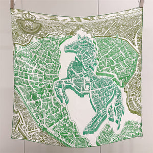 MaraSilk Pure Mulberry Silk Scarf - Square Twill MS932 34" x 34" MS93201