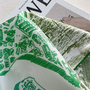 MaraSilk Pure Mulberry Silk Scarf - Square Twill MS932