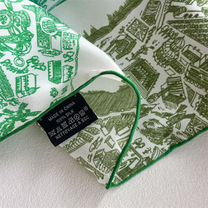 MaraSilk Pure Mulberry Silk Scarf - Square Twill MS932