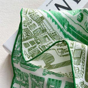 MaraSilk Pure Mulberry Silk Scarf - Square Twill MS932