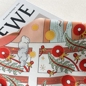 MaraSilk Pure Mulberry Silk Scarf - Square Twill MS934