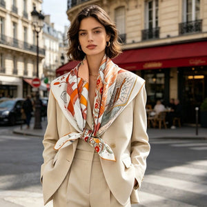 MaraSilk Pure Mulberry Silk Scarf - Square Twill MS934