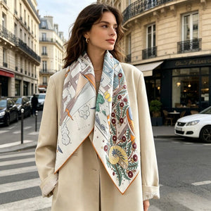 MaraSilk Pure Mulberry Silk Scarf - Square Twill MS934