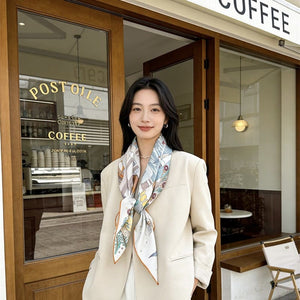 MaraSilk Pure Mulberry Silk Scarf - Square Twill MS934