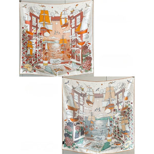 MaraSilk Pure Mulberry Silk Scarf - Square Twill MS934