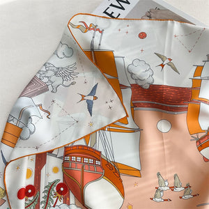 MaraSilk Pure Mulberry Silk Scarf - Square Twill MS934