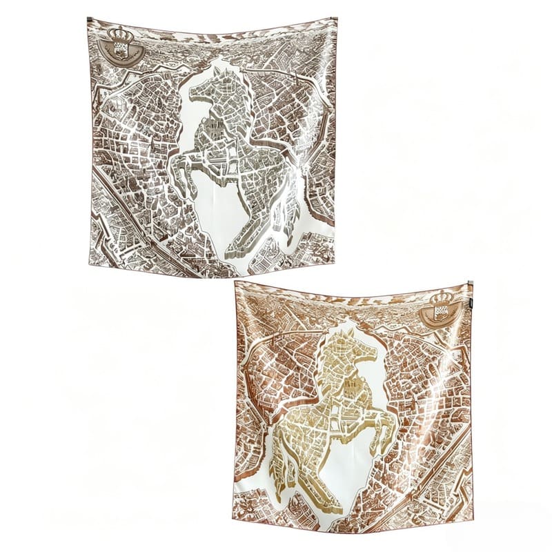 MaraSilk Pure Mulberry Silk Scarf - Square Twill MS935
