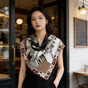 MaraSilk Pure Mulberry Silk Scarf - Square Twill MS936