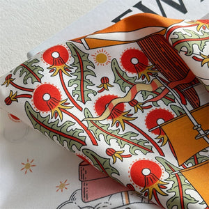 MaraSilk Pure Mulberry Silk Scarf - Square Twill MS938