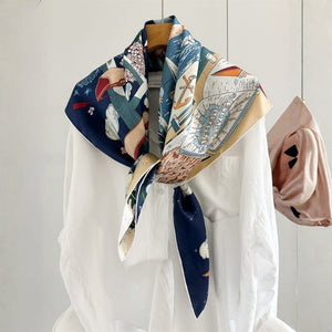 MaraSilk Pure Mulberry Silk Scarf - Square Twill MS938