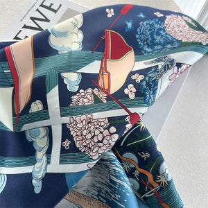 MaraSilk Pure Mulberry Silk Scarf - Square Twill MS938