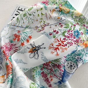 MaraSilk Pure Mulberry Silk Scarf - Square Twill MS939