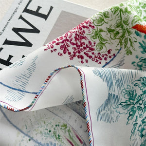 MaraSilk Pure Mulberry Silk Scarf - Square Twill MS939