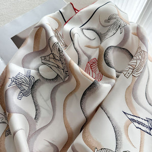 MaraSilk Pure Mulberry Silk Scarf - Square Twill MS942