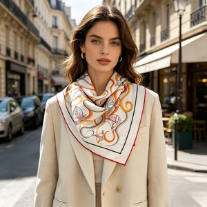 MaraSilk Pure Mulberry Silk Scarf - Square Twill MS942