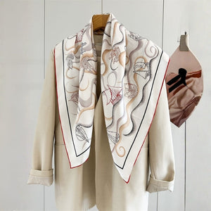 MaraSilk Pure Mulberry Silk Scarf - Square Twill MS942