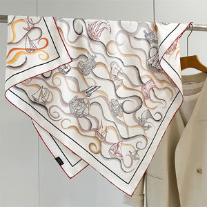 MaraSilk Pure Mulberry Silk Scarf - Square Twill MS942