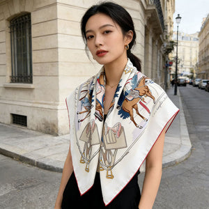 MaraSilk Pure Mulberry Silk Scarf - Square Twill MS943