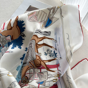 MaraSilk Pure Mulberry Silk Scarf - Square Twill MS943